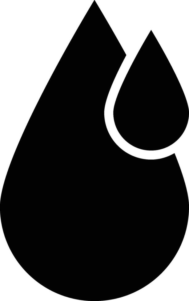The icon of A drop of blood. Simple flat icon illustration, of A drop of blood for a website or mobile application on white background vector