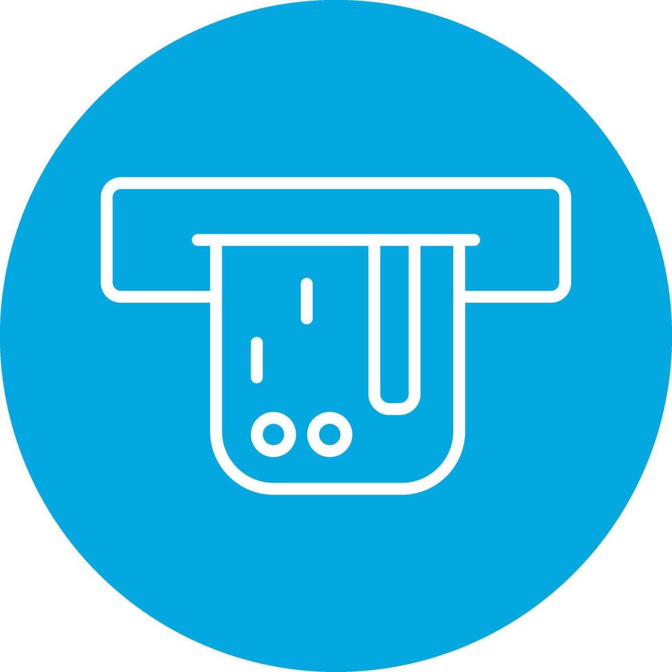 Insert Card Color Block Badge vector