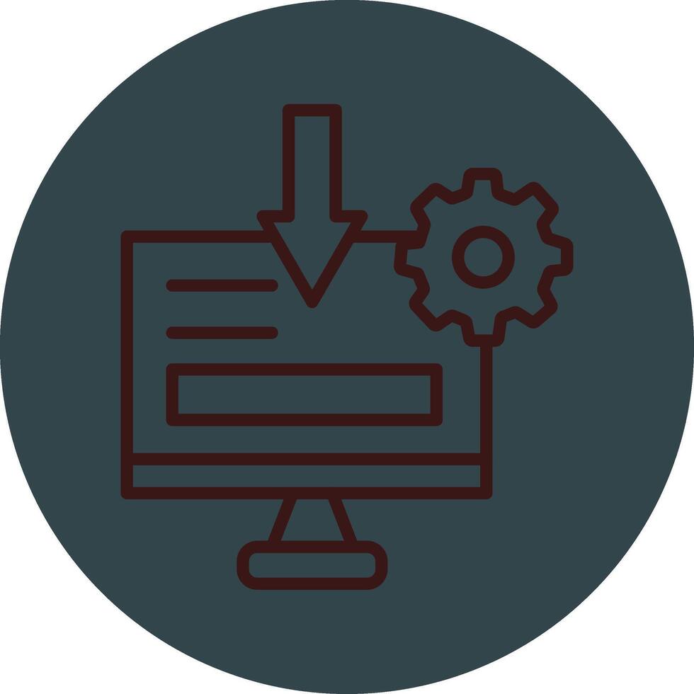 Landing Page Coded UI Symbol vector