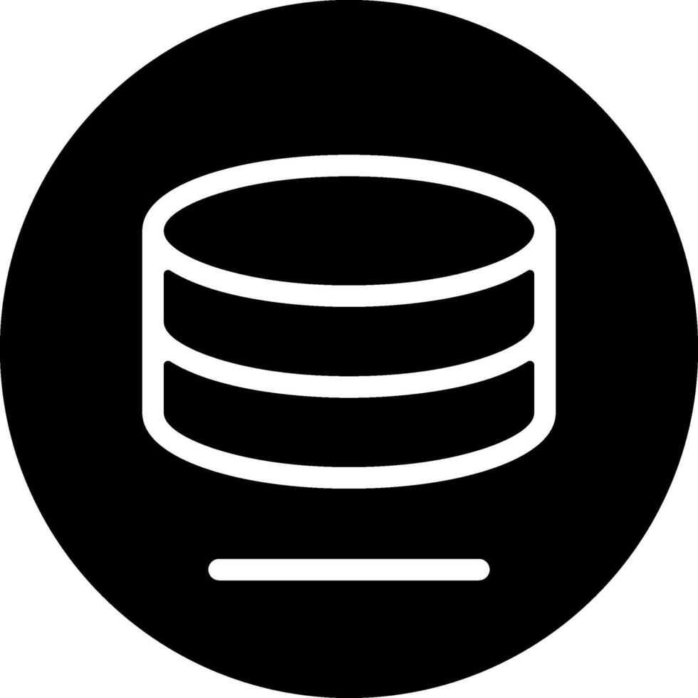 Database Solid Style Octicon Icon vector