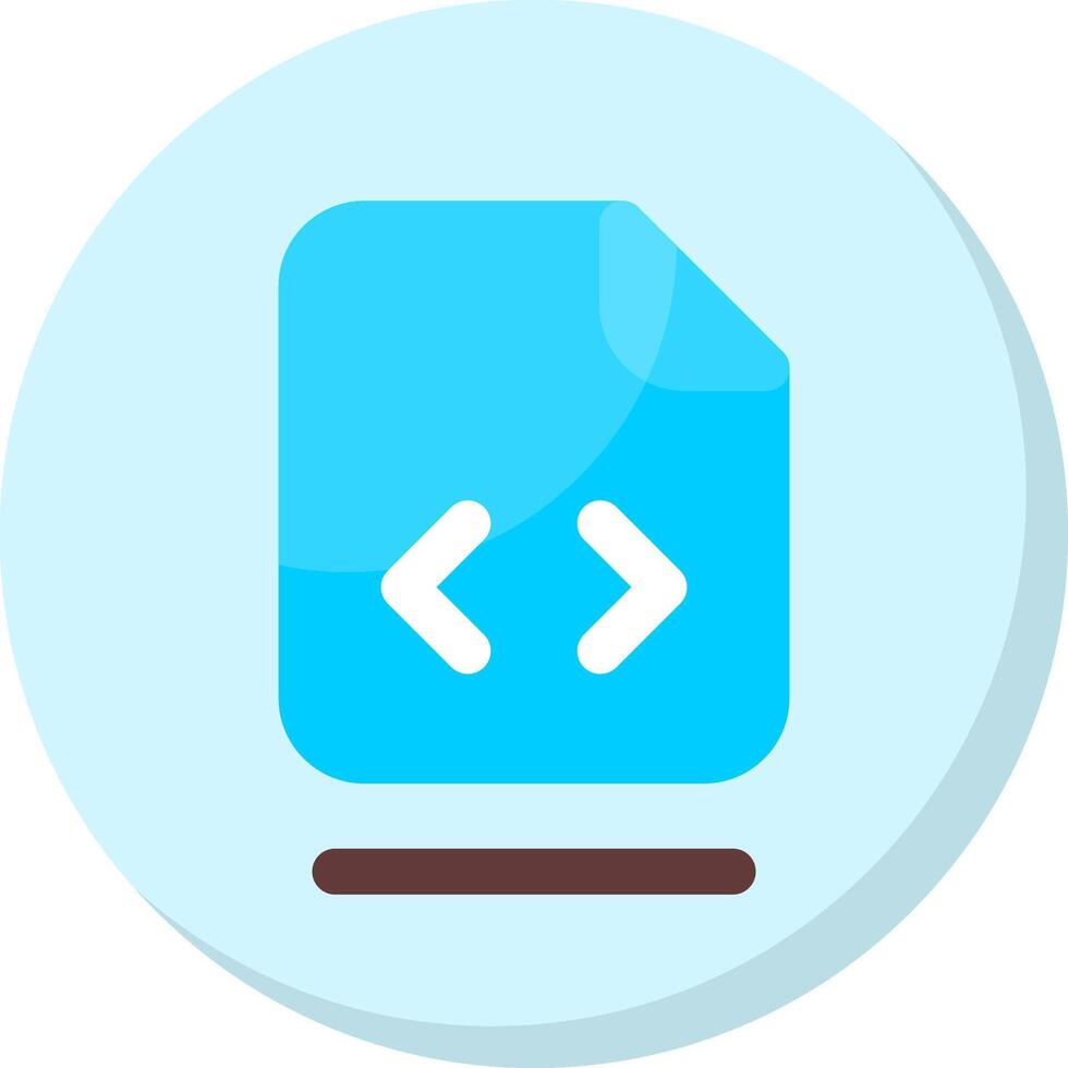 File Code Flat Style Octicon Icon vector
