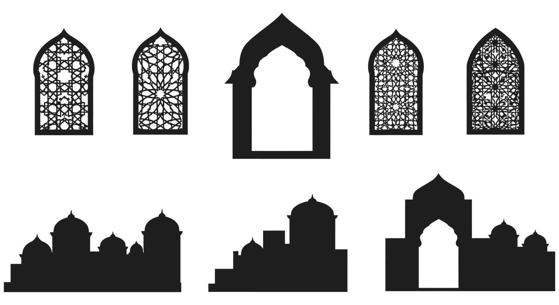 Architecture and architecture illustration vector