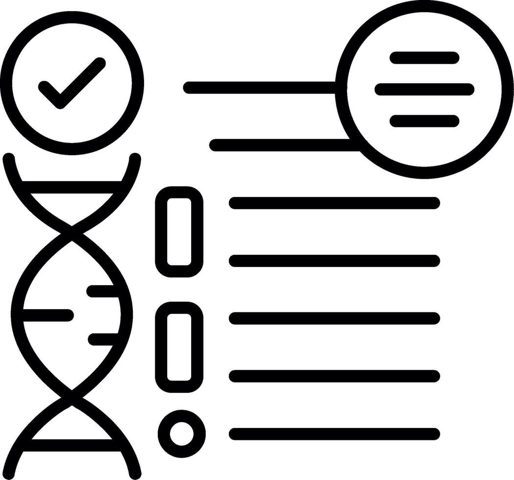 DNA Testing Procedure vector