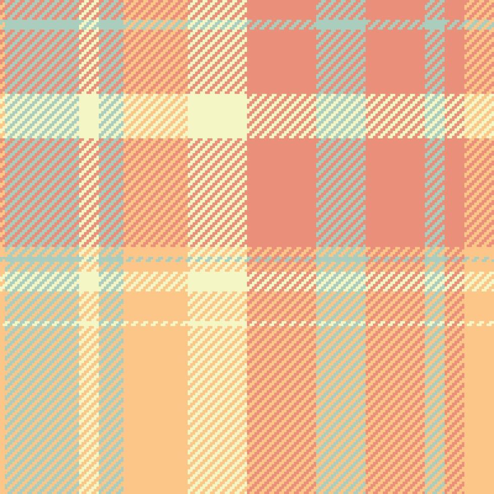 Seamless tartan pattern. A cozy, pastel, and classic design perfect for backgrounds, textiles, or creating a warm, inviting atmosphere. Versatile timeless. vector