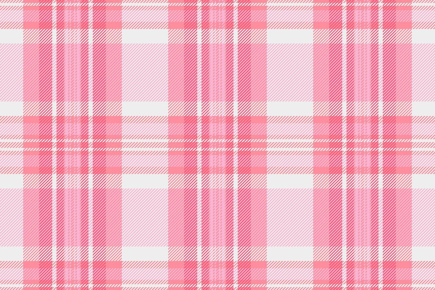 Irish plaid check, american textile texture pattern. Platform seamless tartan background fabric in red and light colors. vector