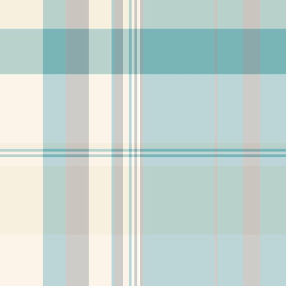 Subtle plaid background with soft hues. Perfect for textiles, graphic design, or calming visuals. Evokes serenity and refined simplicity. Versatile backdrop. vector