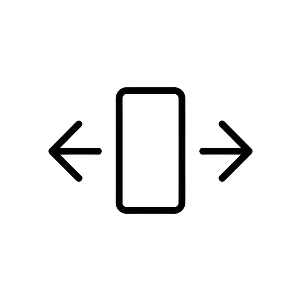 Art of resize icon with arrows for user interface design vector