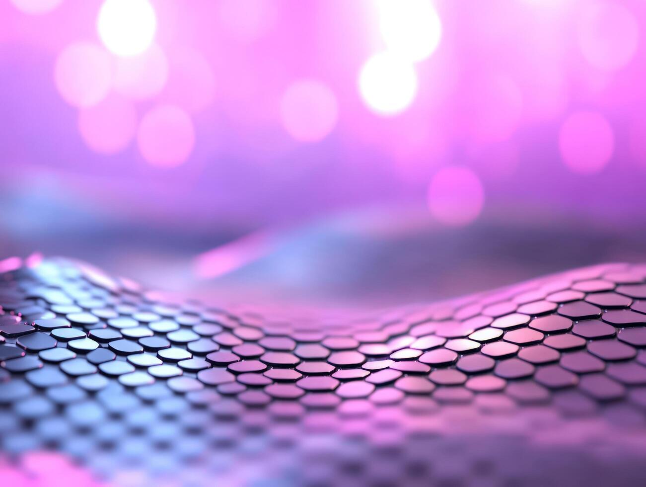 Hexagonal pattern abstract background texture shimmering surface photo