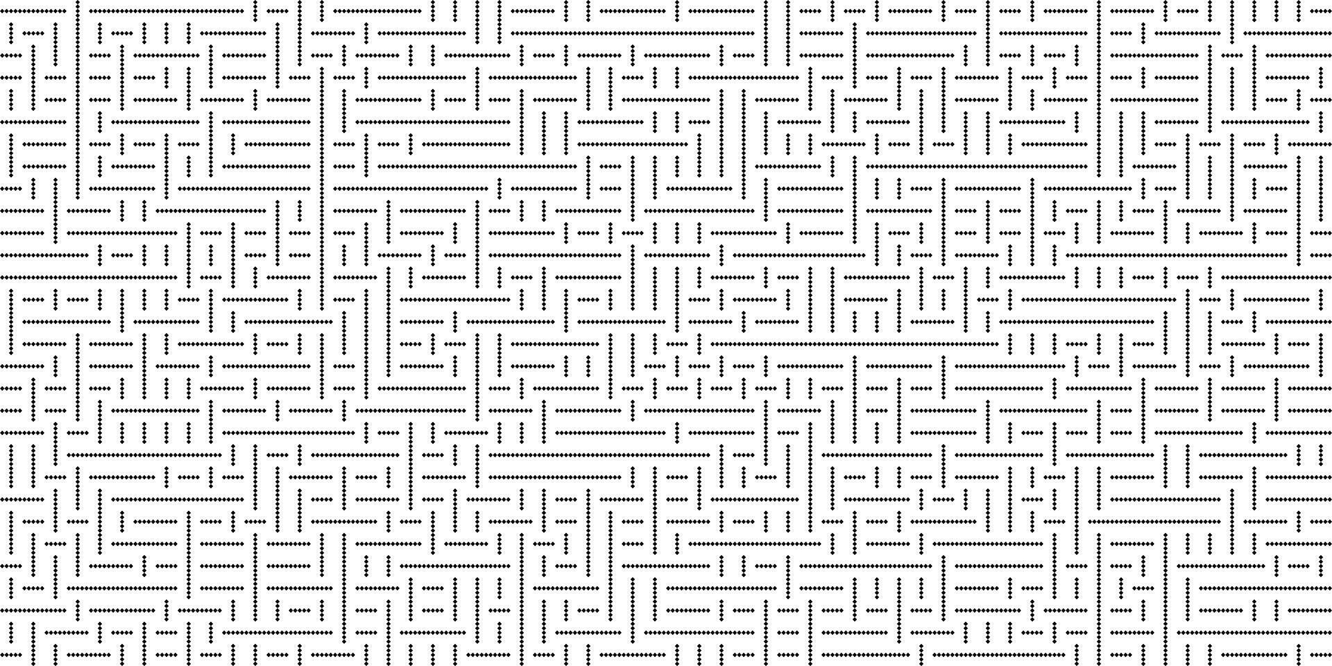 Monochrome abstract pattern with a geometric grid design. The varied gray and white shapes create a textured background of connecting lines. vector