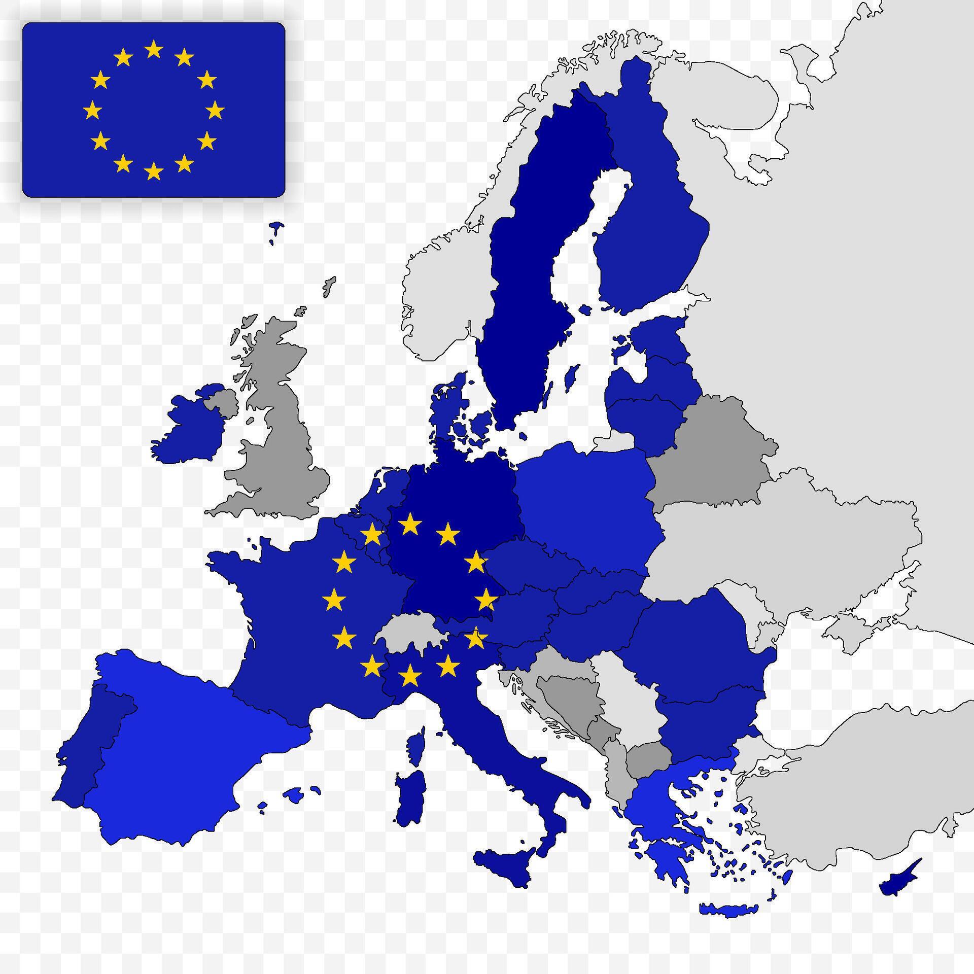Map of European Union Member Countries 70077772 Vector Art at Vecteezy