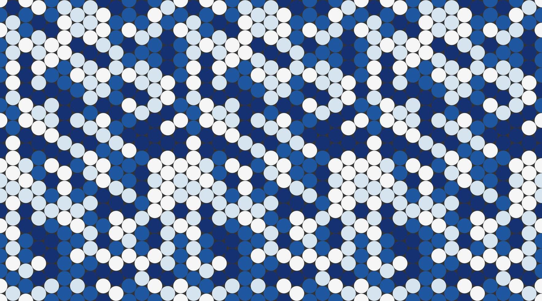 Abstract blue and white circle pattern. Elegant, modern design ideal for backgrounds, textures, website design, or print projects. Suggests connection, technology, or winter. vector