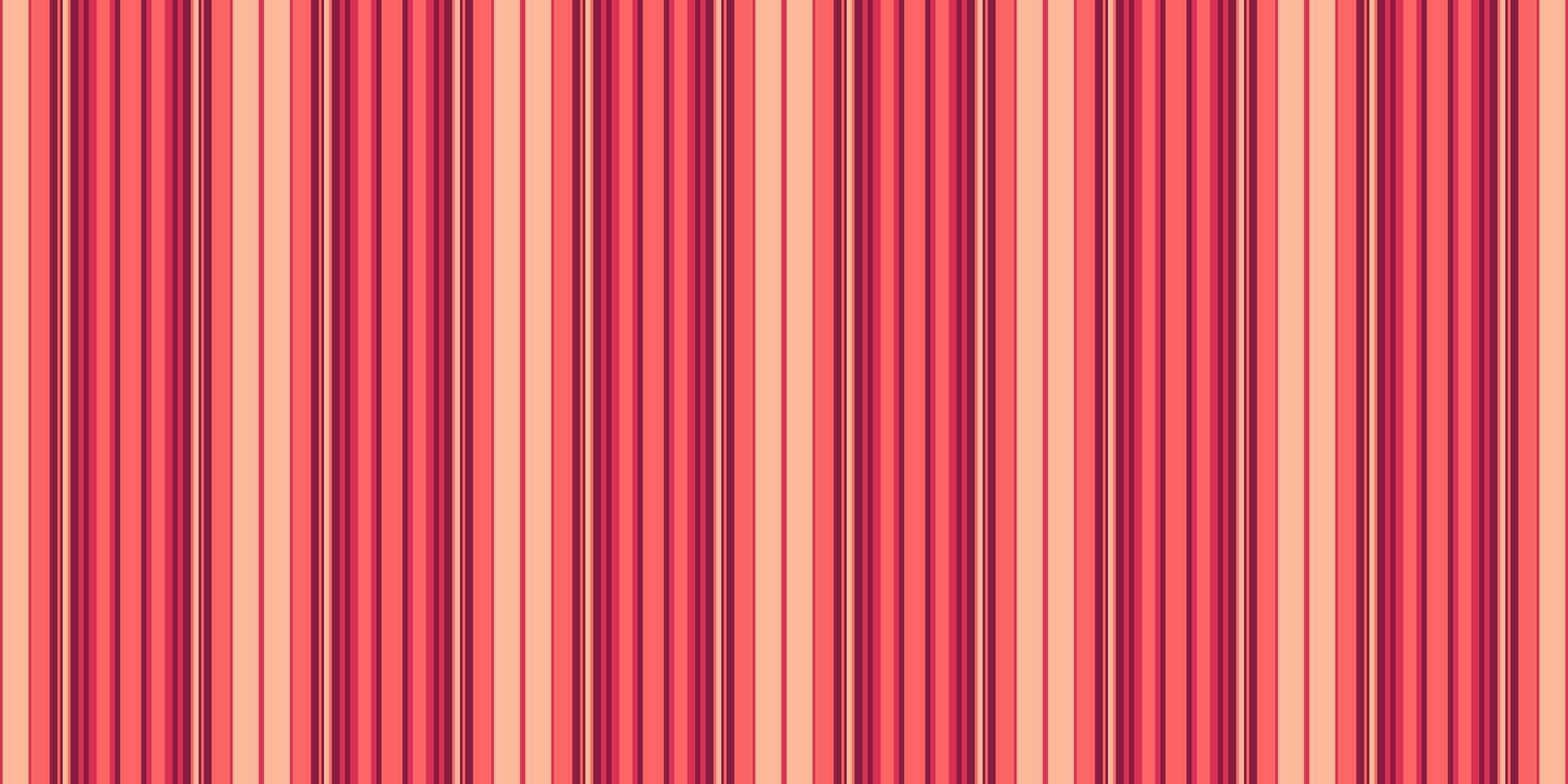 Abstract seamless pattern with vertical stripes in varying shades of red and peach. Perfect for backgrounds, textiles, and vibrant design projects. vector