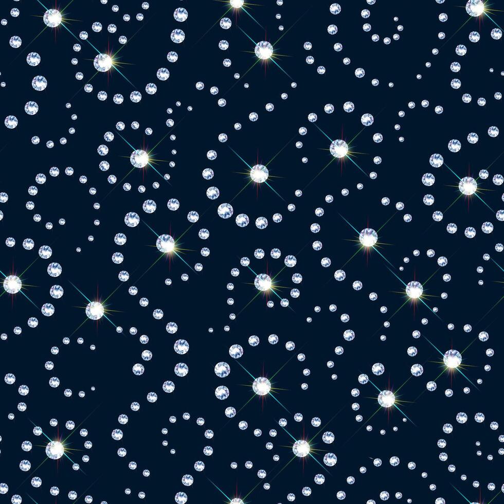sparkling diamond pattern design vector