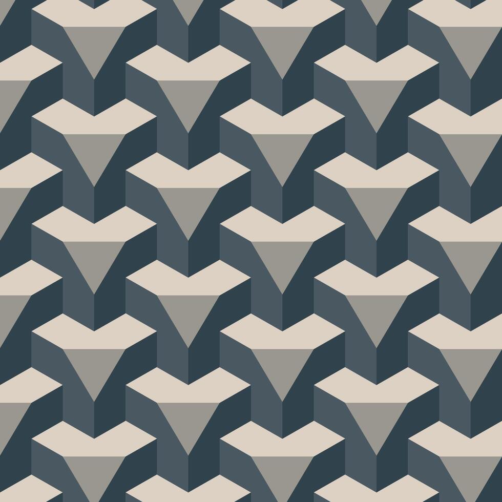 geometric pattern with triangular shapes vector