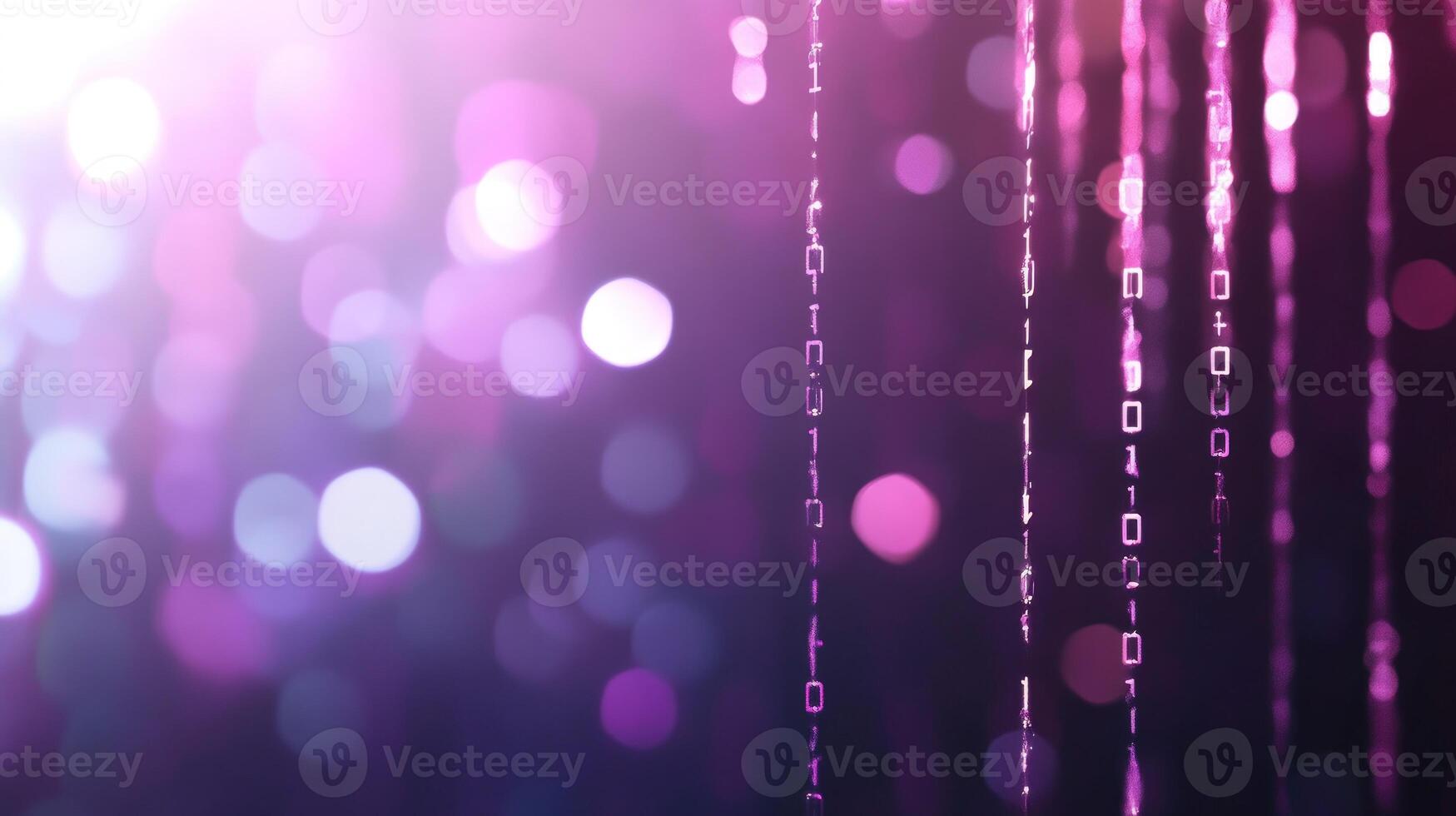 Abstract binary code streams digital data visualization backdrop photo