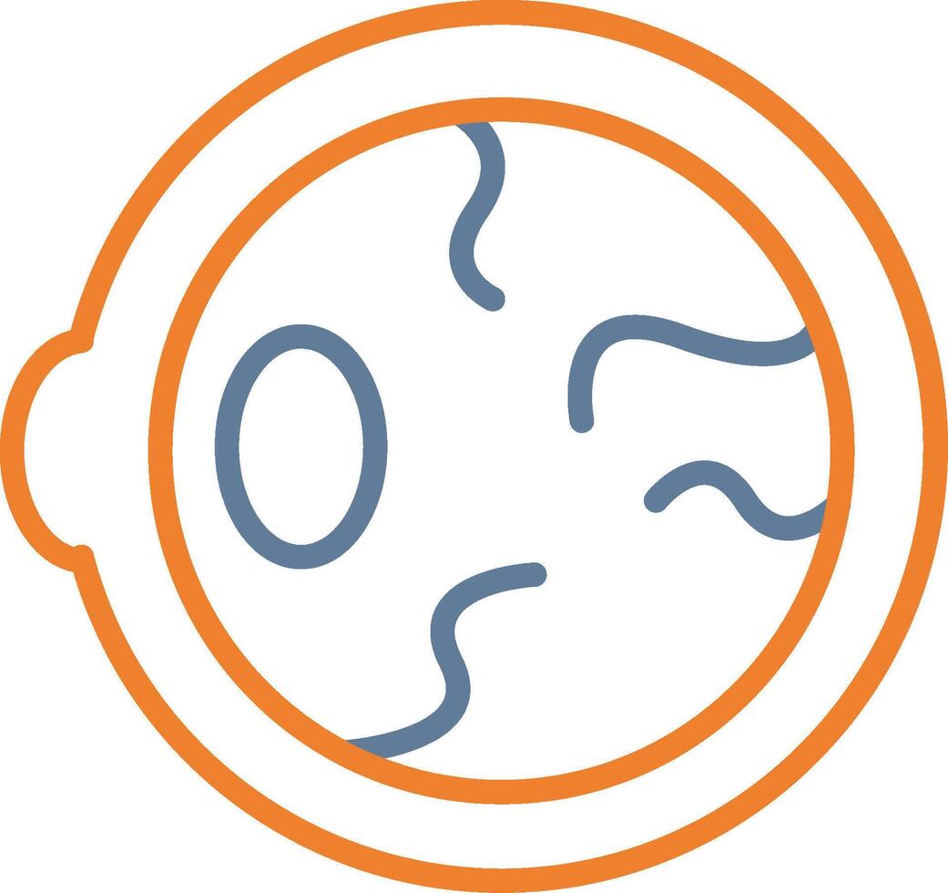 Eyeball Sharp Line Mark vector