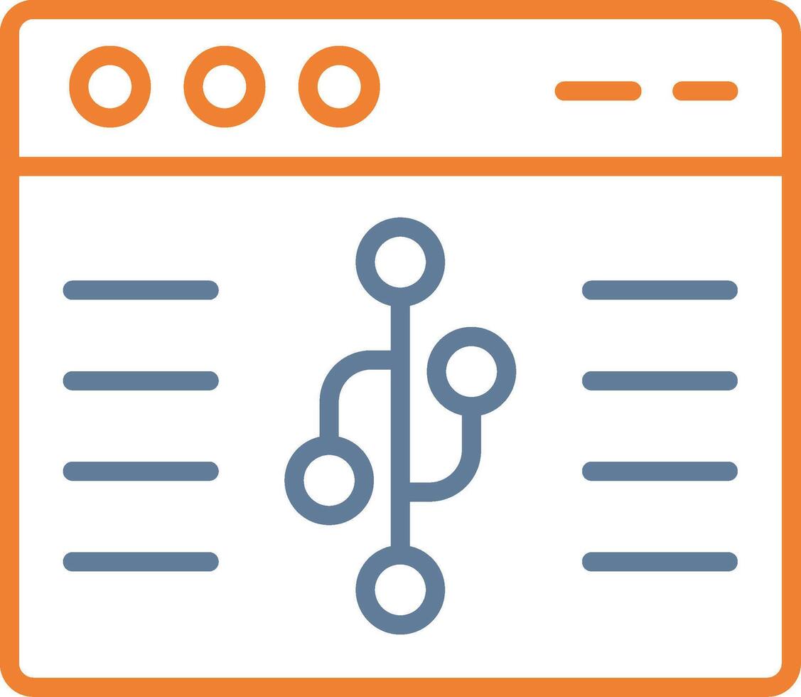 versión controlar web establecido diseño elemento vector