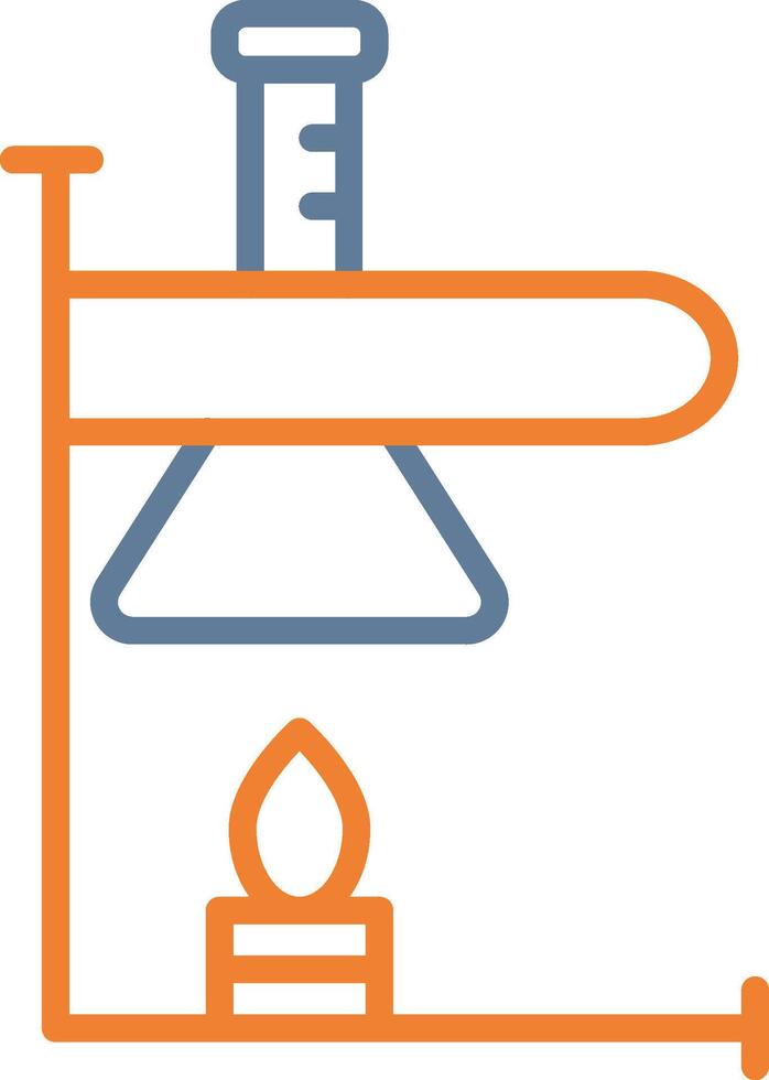 Bunsen Burner Interactive UI Design vector