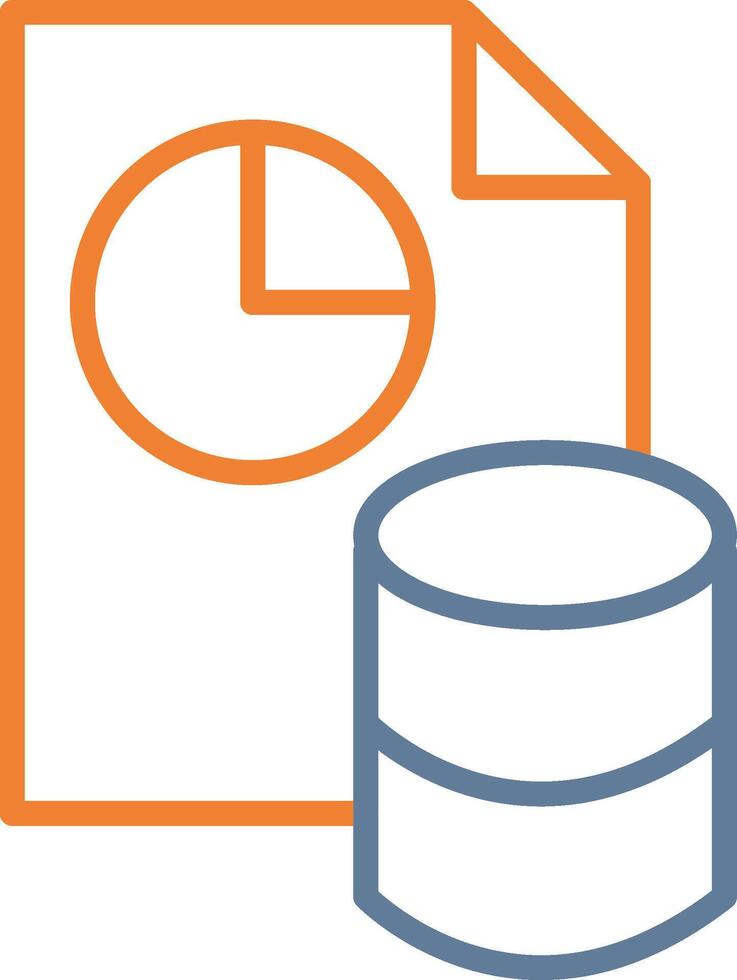 Pie Chart Coded UI Symbol vector