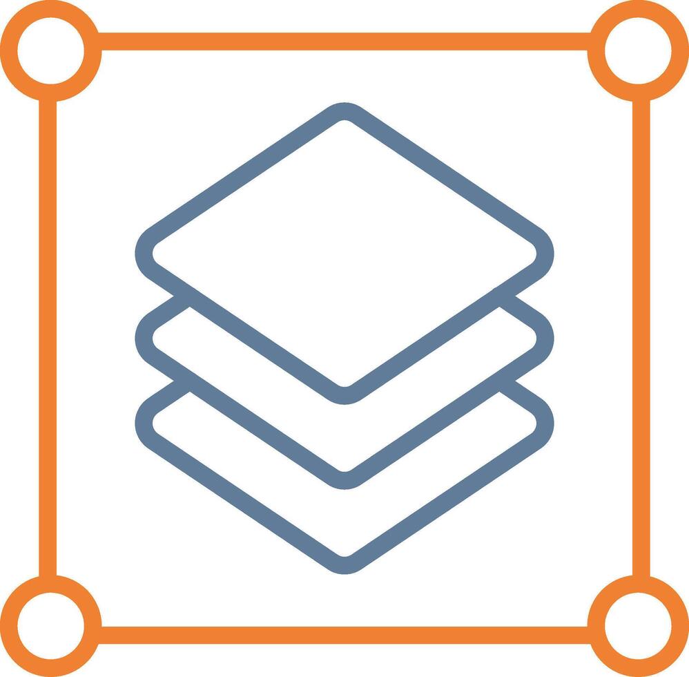 capa interfaz línea gráfico vector