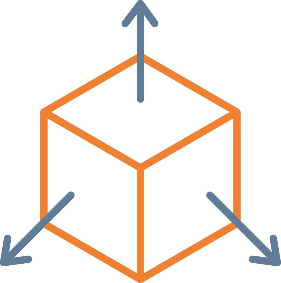 Scale Modification Modern Tech Object vector