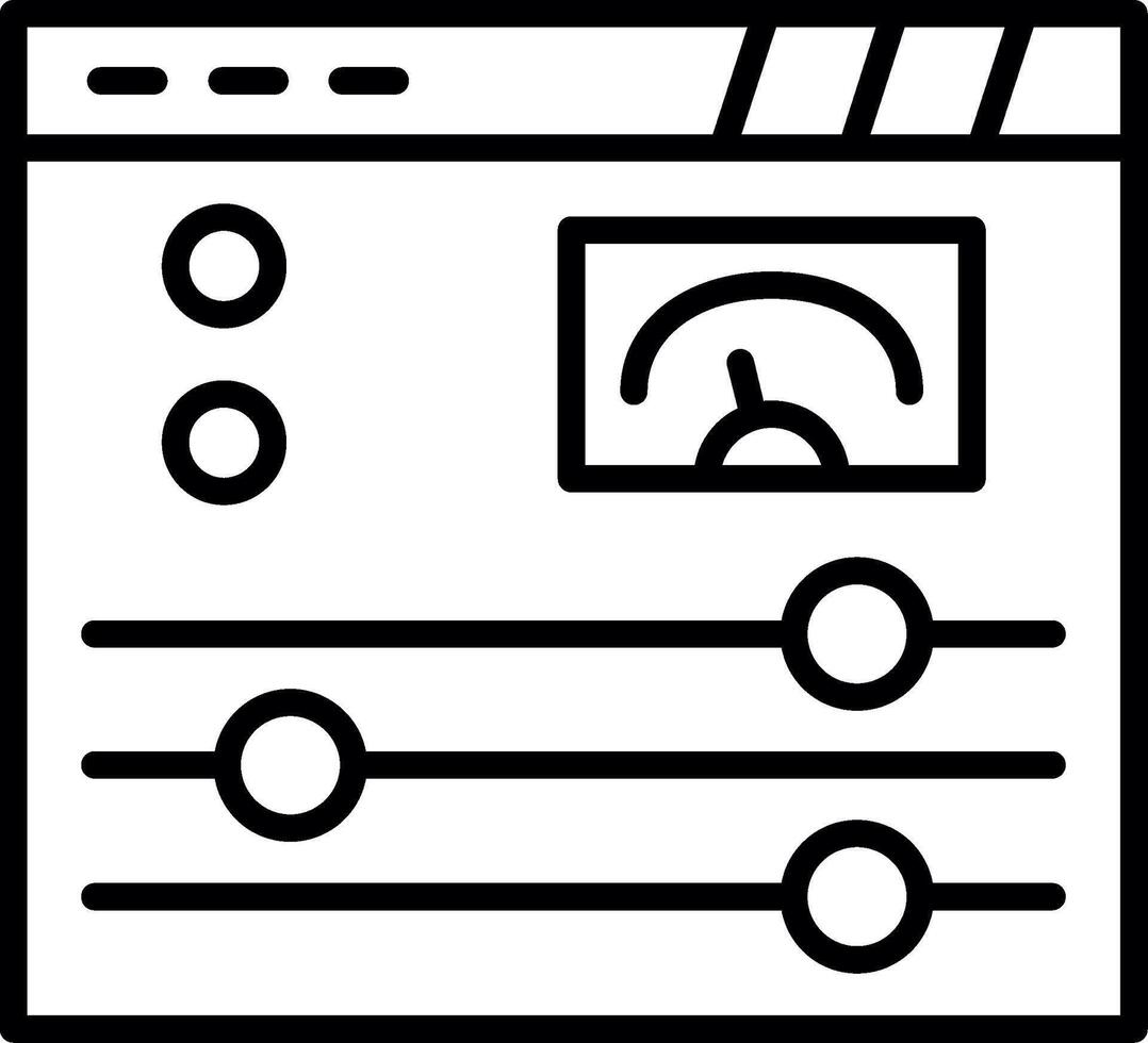 Digital Web Controls vector