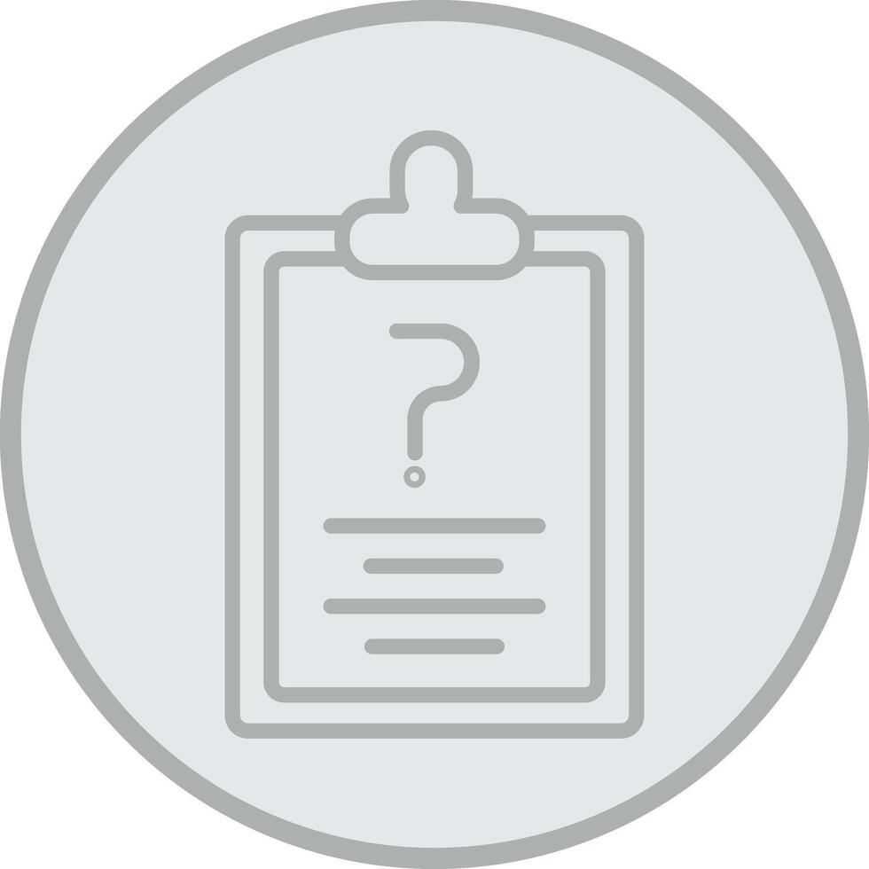 Quiz Subtle UI Graphic vector