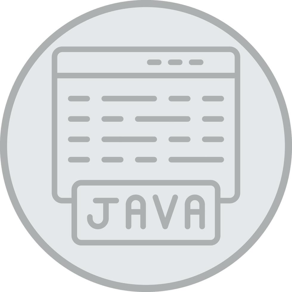 Java Thin Graphic Shape vector
