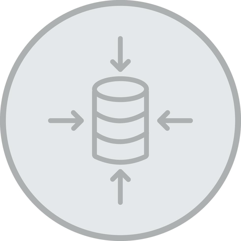 Compression Outlined Frame Object vector