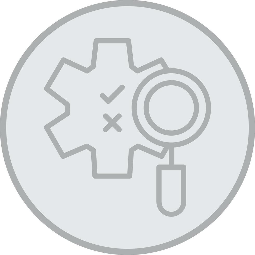 Boolean Search Outlined Frame Object vector