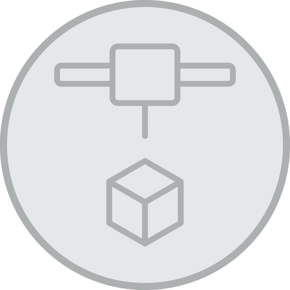 Fixation Outlined Frame Object vector