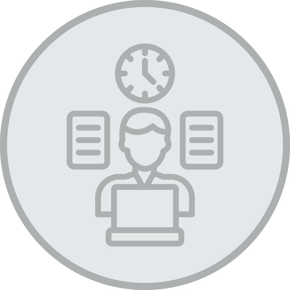 Multitasking 3D Interface Shape vector