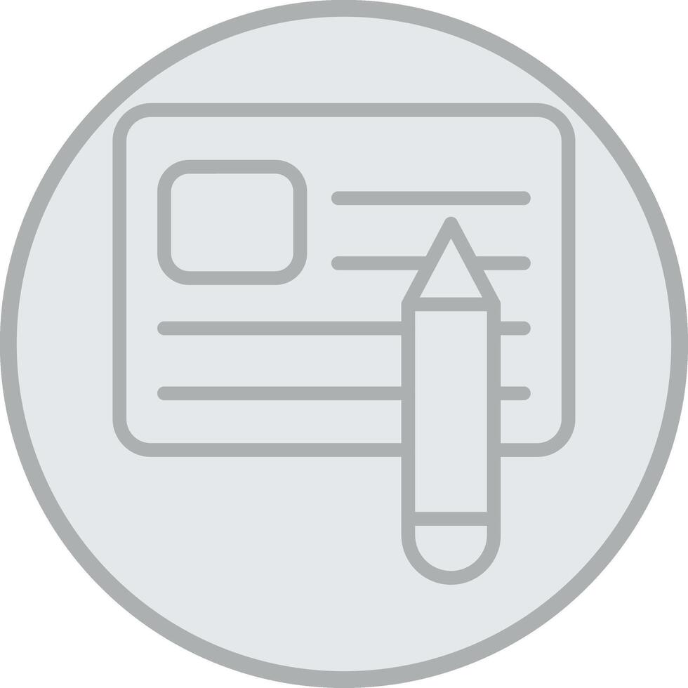 Blogger 3D Interface Shape vector