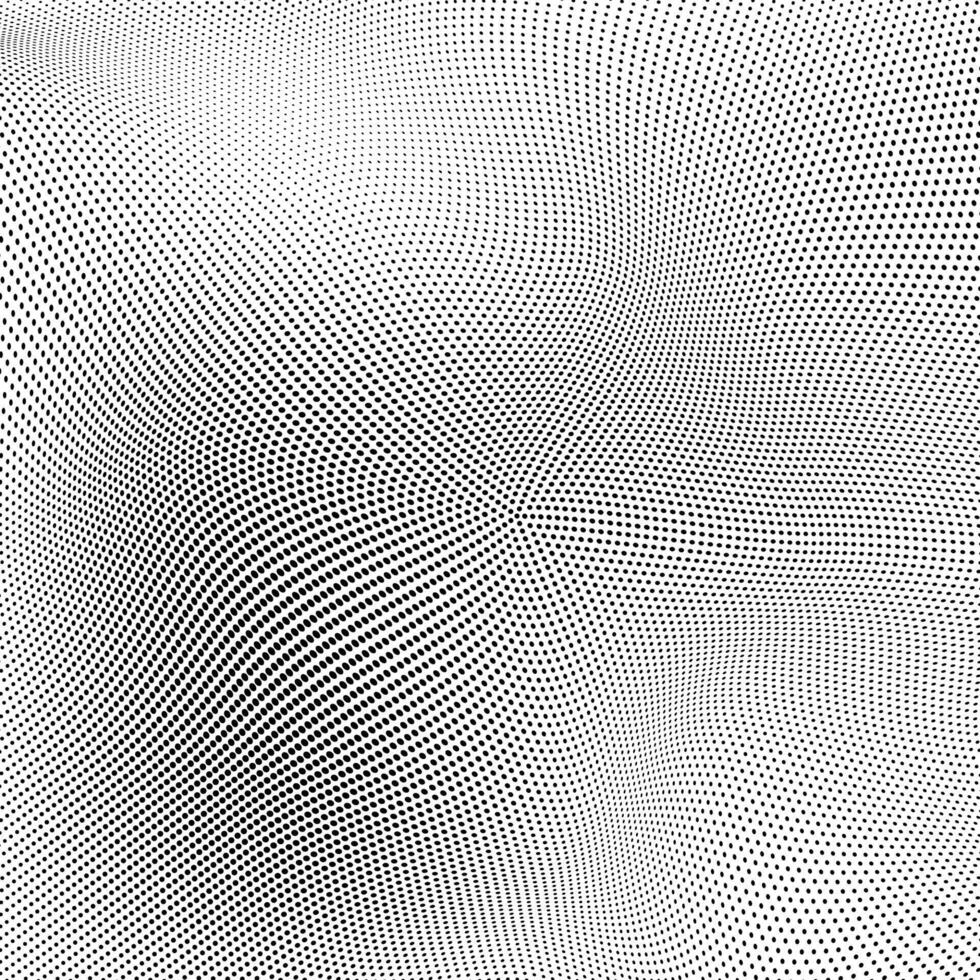 Halftone Pattern. Set of Dots. Dotted Texture on White Background. Overlay Grunge Template. Distress Linear Design. Fade Monochrome Points. Orb Pop Art Backdrop. vector