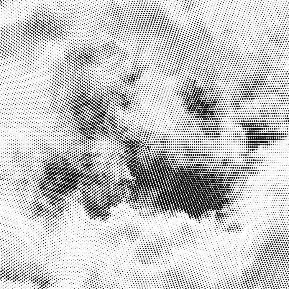 Halftone Grunge circle Pattern. Set of Dots. Dotted Texture on White Background. Overlay Grunge Template. Distress Linear Design. Fade Monochrome Points. Pop Art Backdrop. vector