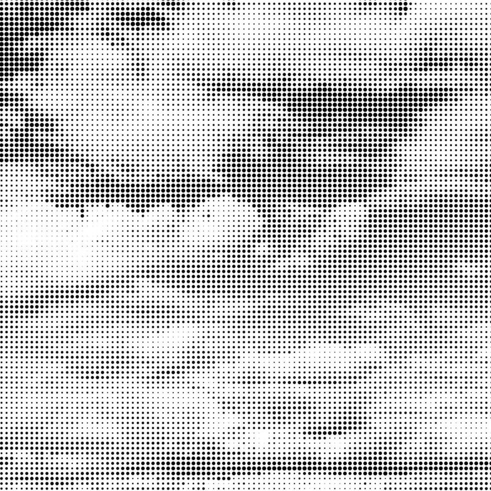Halftone Pattern. Dark Set of Dots. Dotted Texture on White Background. Overlay Grunge Template. Distress Linear Design. Fade Monochrome Points. Pop Art Backdrop. vector