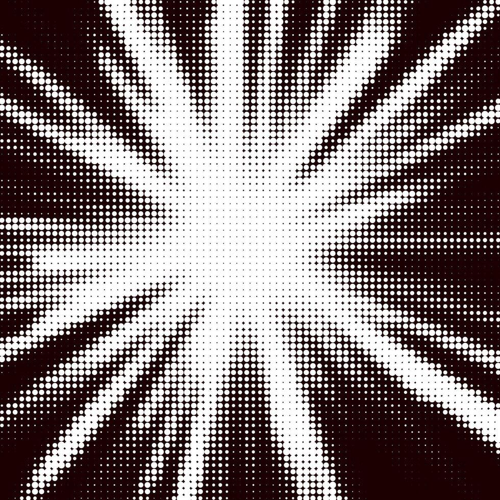 Halftone Pattern. Set of Dots. Dotted Texture on White Background. Overlay Grunge Template. Distress Linear Design. Explosion Fade Monochrome Points. Pop Art Backdrop. vector