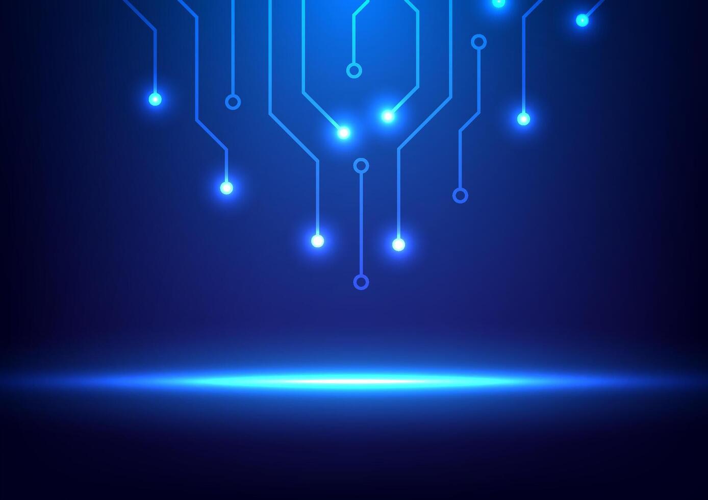 Digital technology circuit background. Futuristic data network circuit board system and computer concept. vector