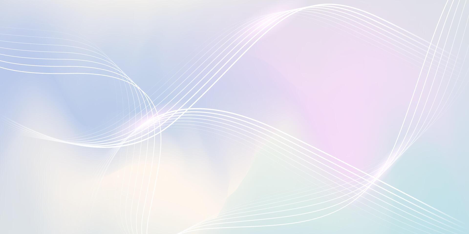 Abstract background with wavy lines vector