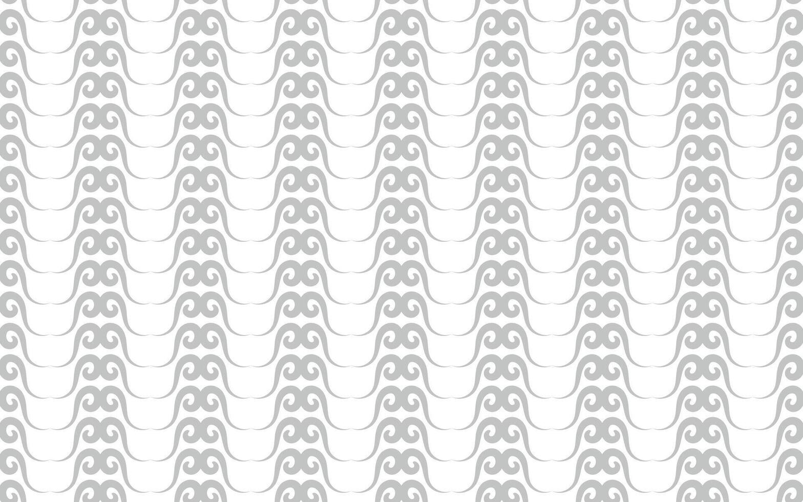 seamless pattern with rows of repeating scrolls. Geometric background with flowing design for wallpaper, textiles, or stationary vector