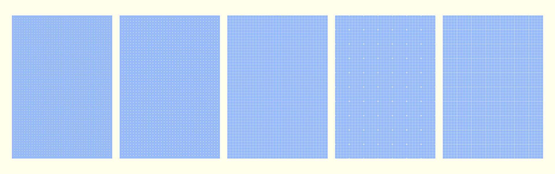 Detailed view of millimeter graph paper showcasing various grid patterns for precise measurements and engineering applications. vector