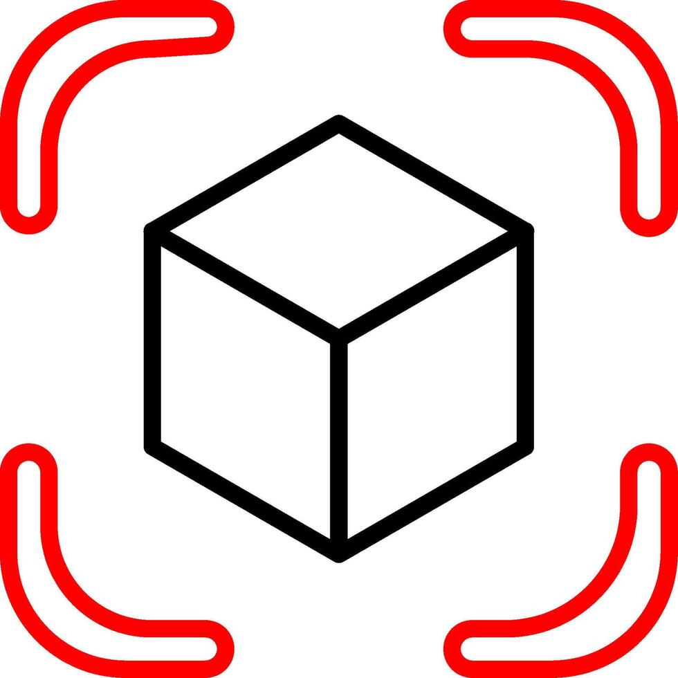 Cube Interactive UI Design vector