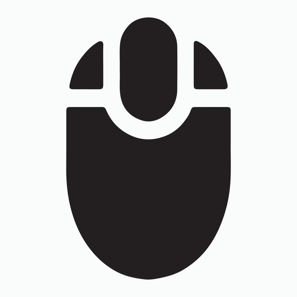 Presentation Clicker Solid Device Control Icon vector