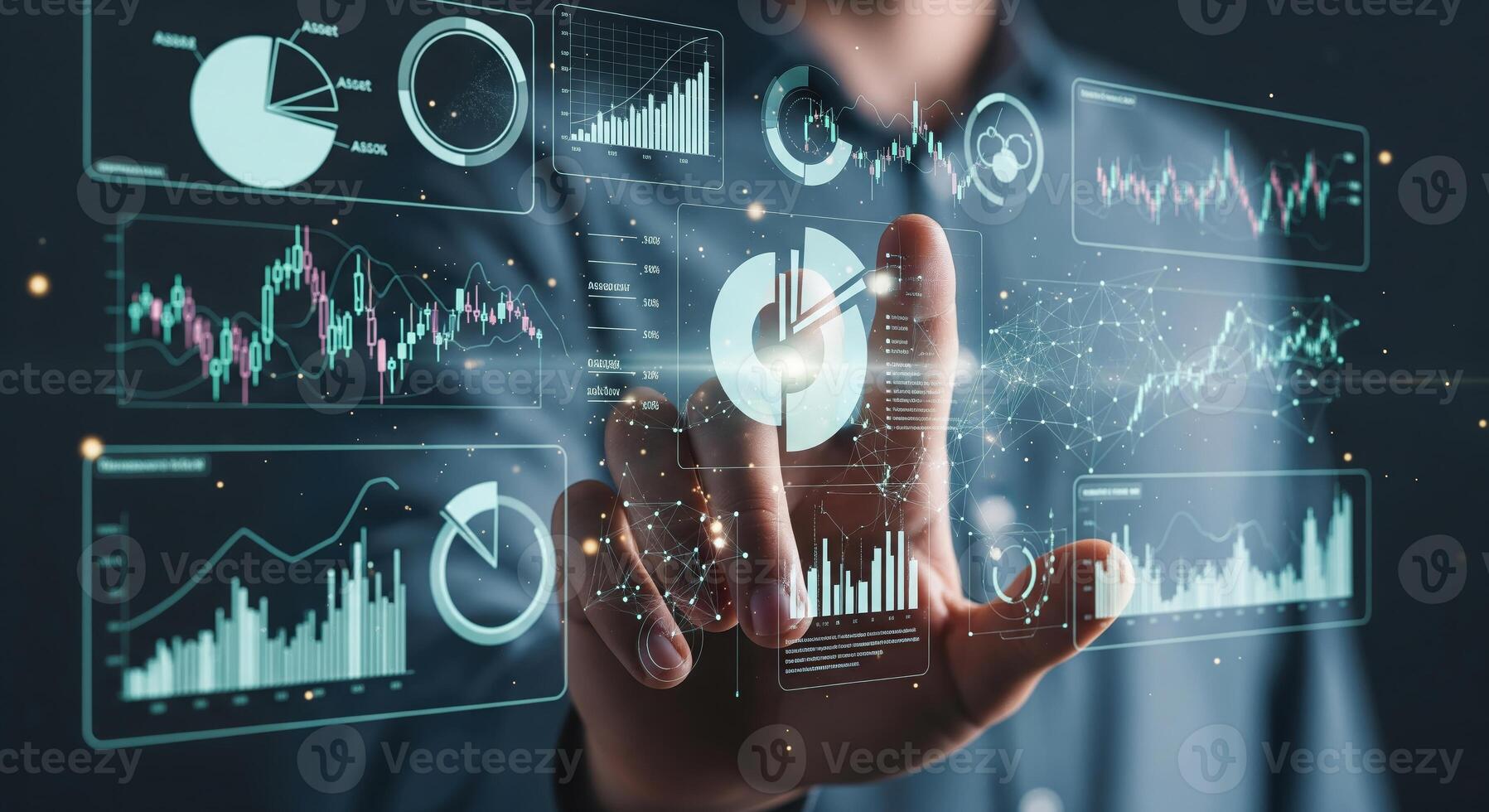Interactive Data Visualization Dashboard. photo