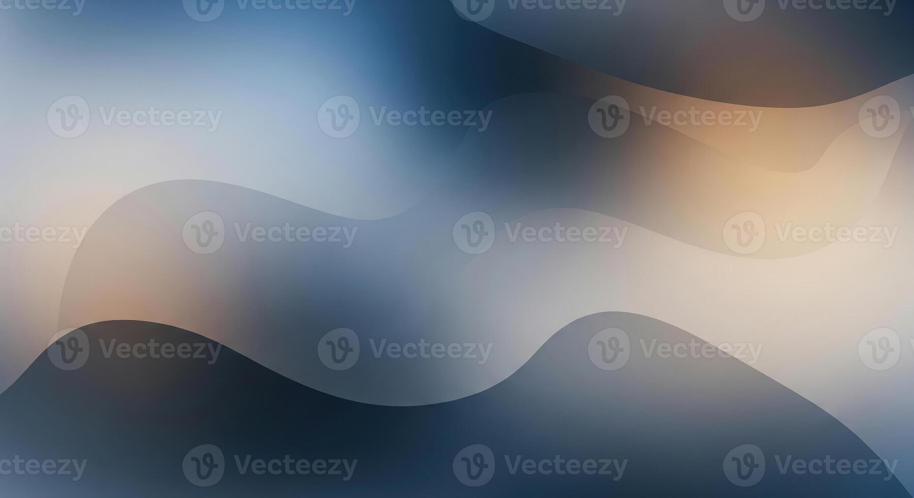 Abstract Wavy Gradient Background with Smooth Curves photo