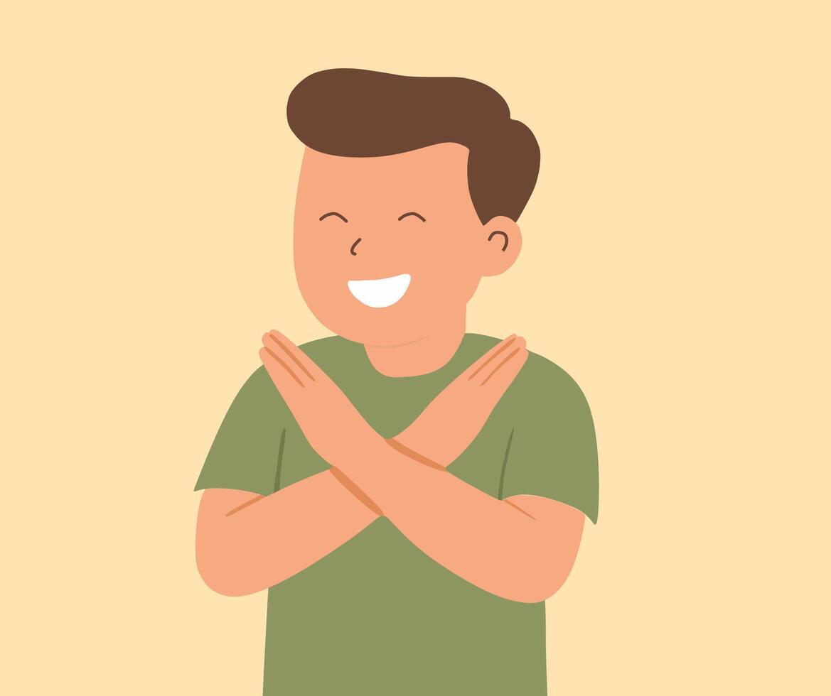 character design that is refusing vector