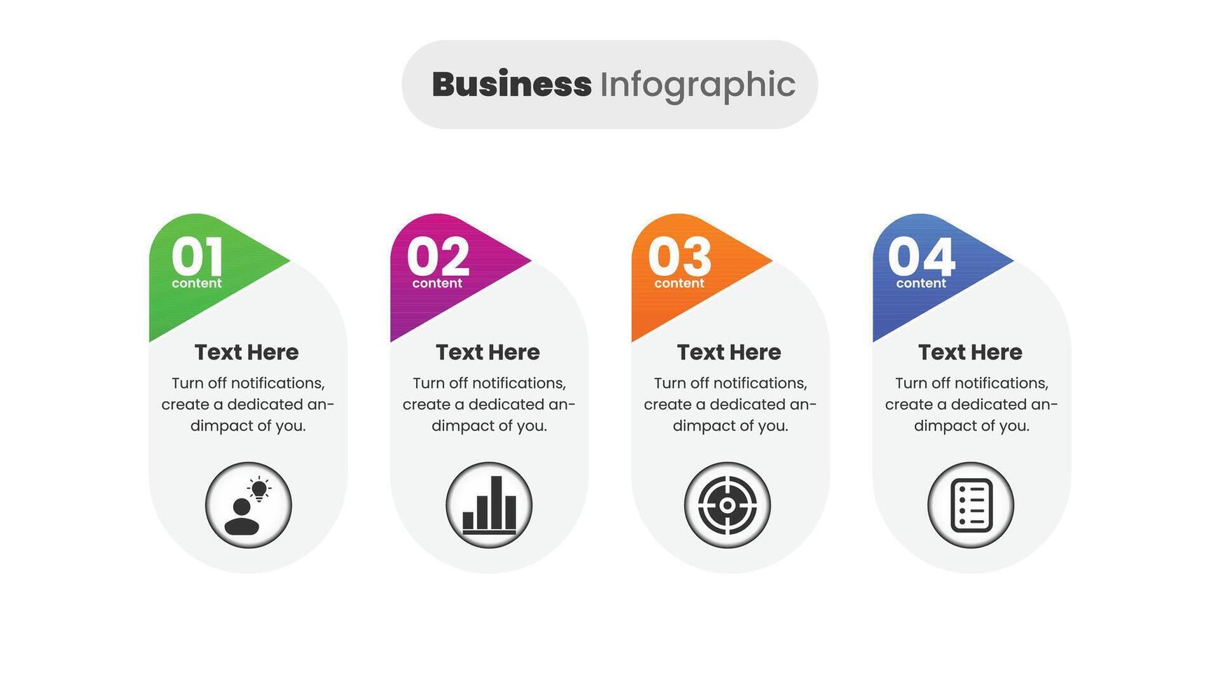 Creative Business Timeline Infographic Template with Workflow Steps and Data Chart Layout vector