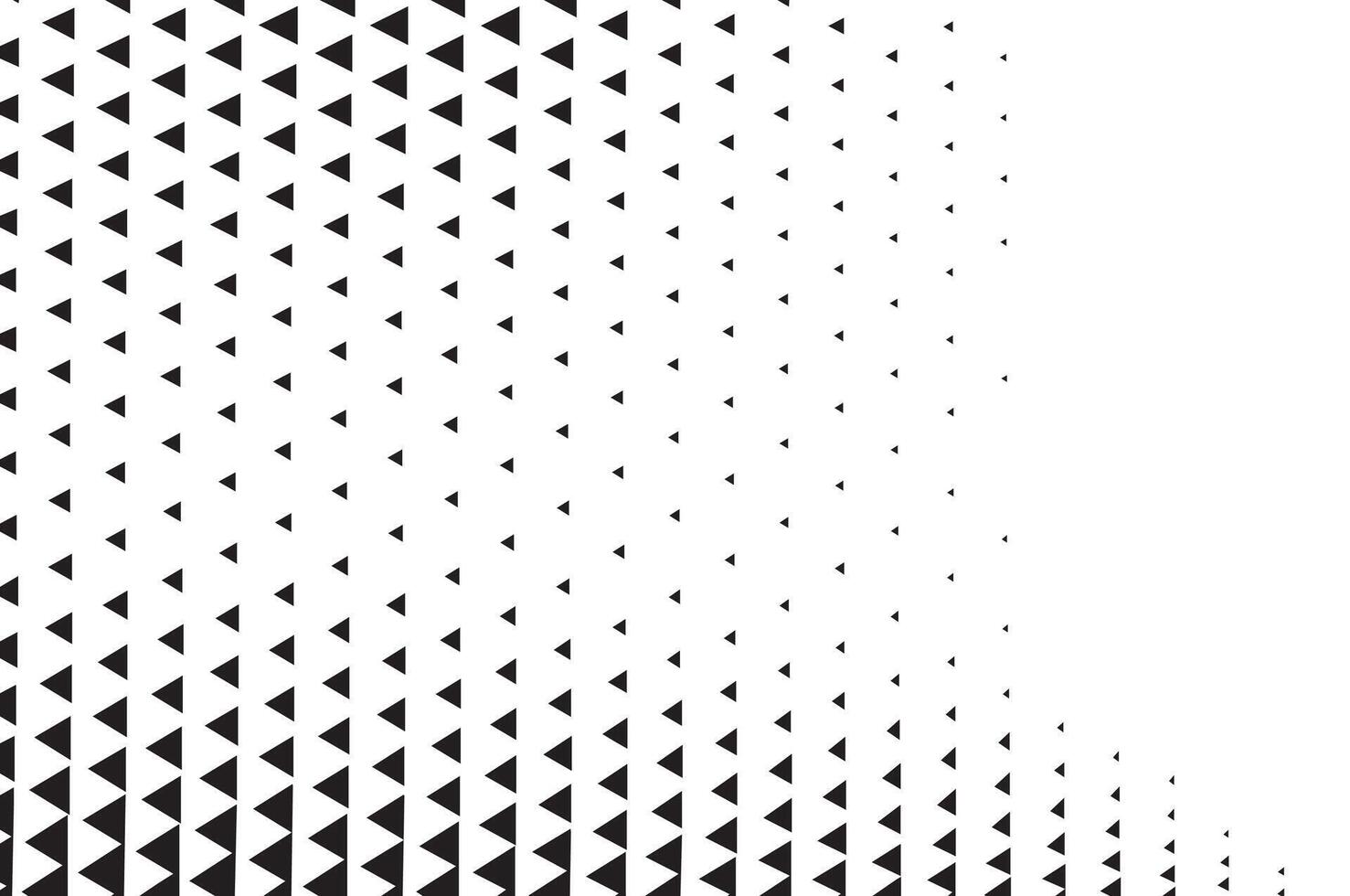 Abstract geometric pattern with fading triangles and circles vector