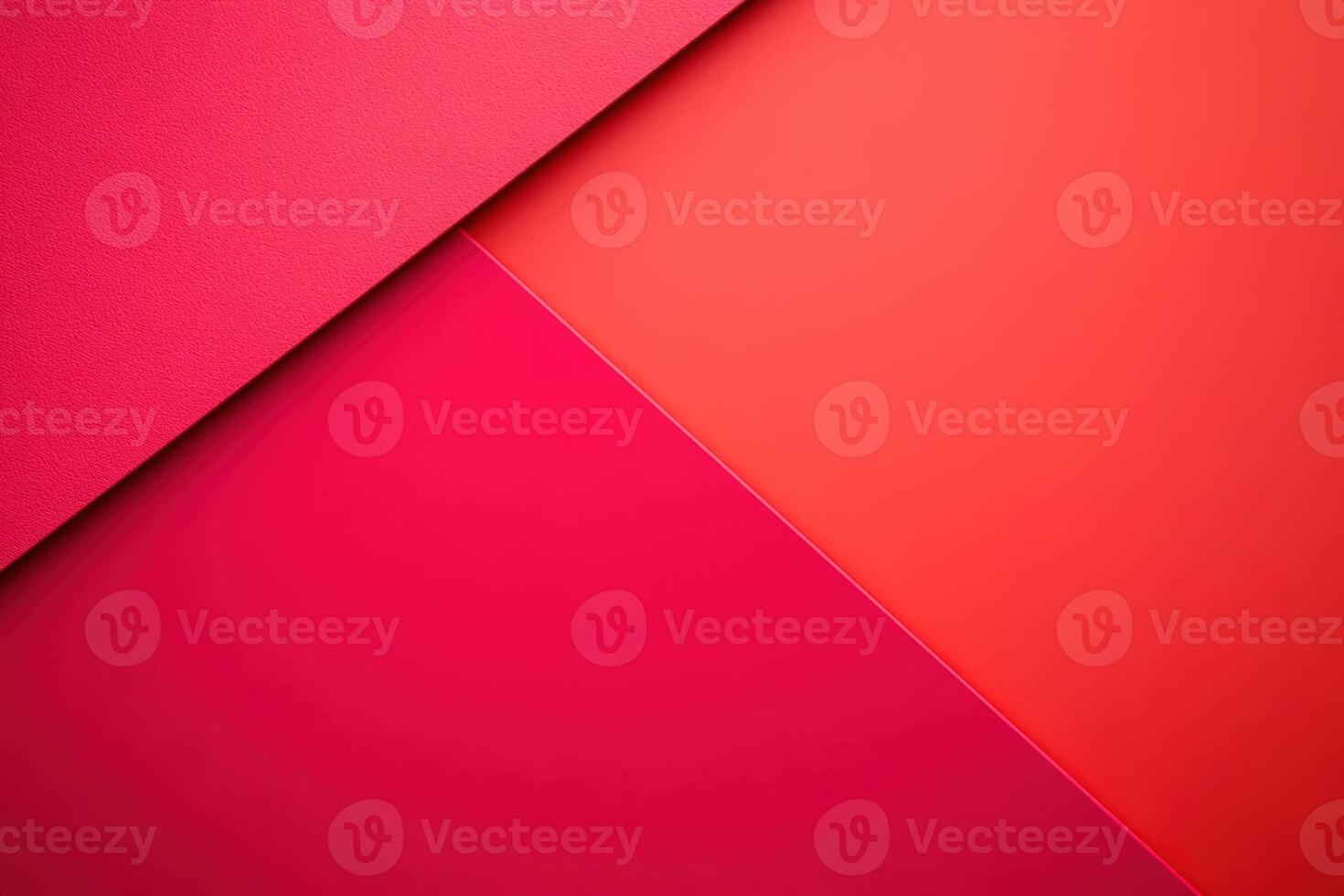 Vibrant red and pink geometric patterns create visual interest and depth photo