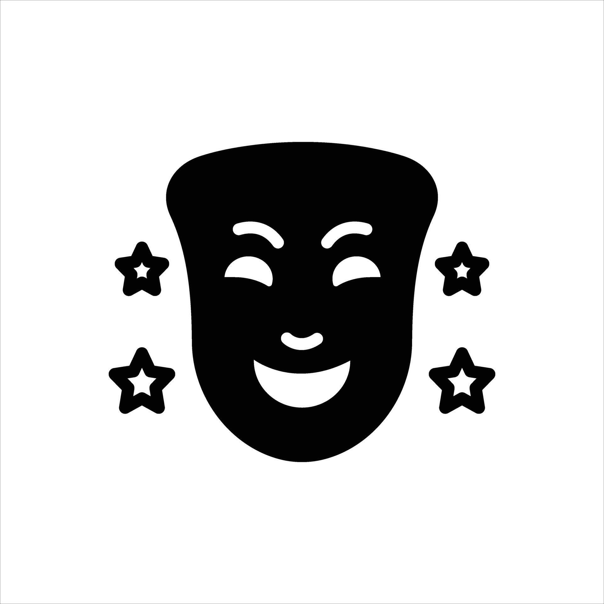 Solid icon false-face 70232439 Vector Art at Vecteezy